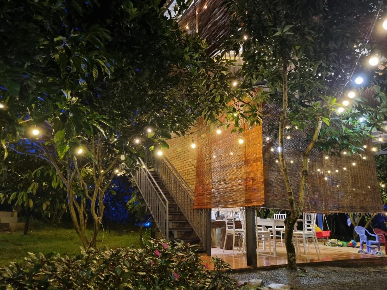 Homestay Vuon Trai Cay Nhiet Doi Vo Uu Garden Bao Loc Dış mekan fotoğraf